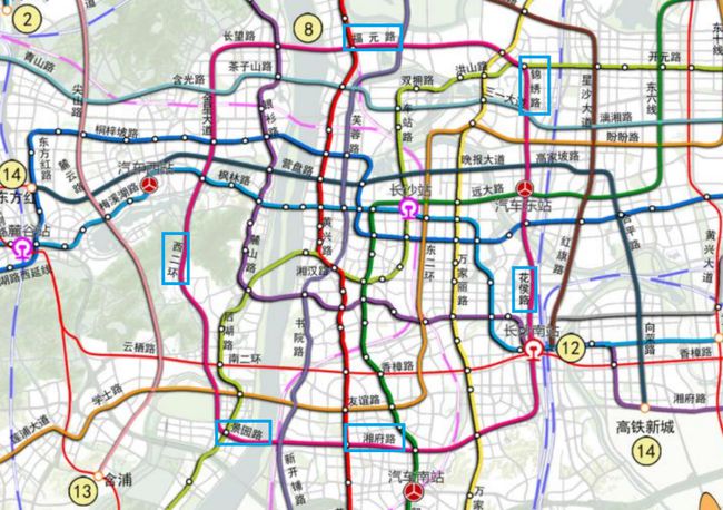 长沙地铁8号线最新规划