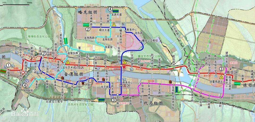 宝鸡轻轨最新规划图，塑造现代化城市交通新篇章